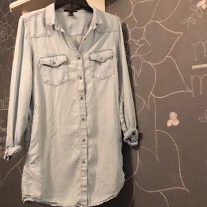 Forever 21 Jean Shirt Dress